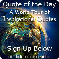 Quote of the Day world tour
