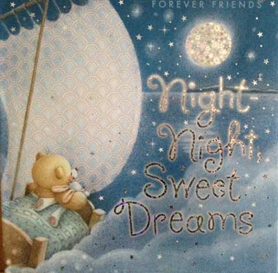 Night night, sweet dreams book cover.