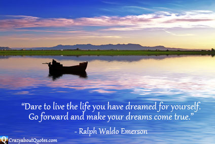 Fishing boat in beautiful blue waters with retirement quotes.