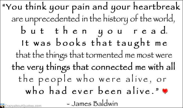 Quotes about books by James Baldwin.